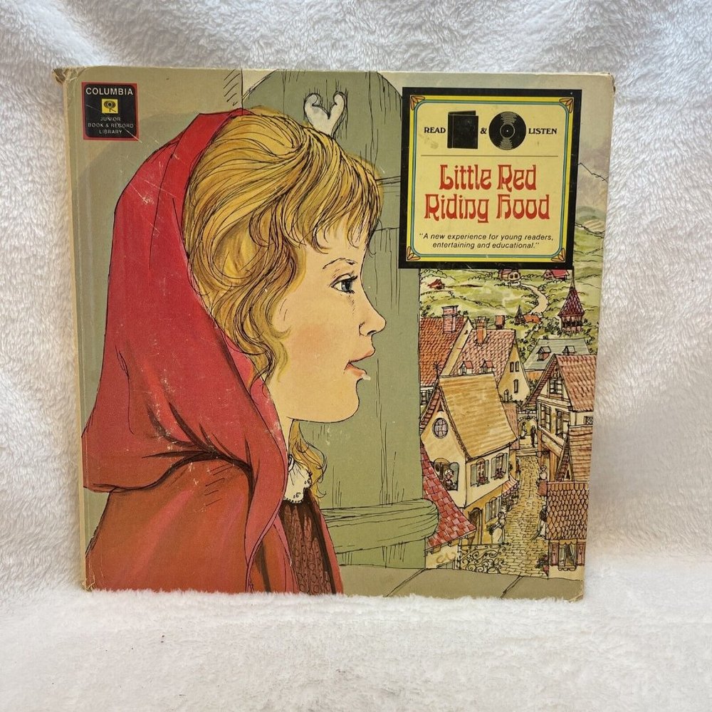 Vintage Little Red Riding Hood‎ Read & Listen Columbia 1967 Book hardback